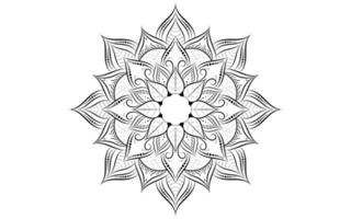 mandala bloemmotief, vintage decoratieve elementen vector