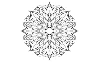 mandala bloemmotief, vintage decoratieve elementen vector