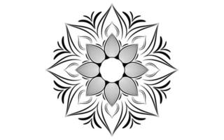 mandala bloemmotief, vintage decoratieve elementen vector