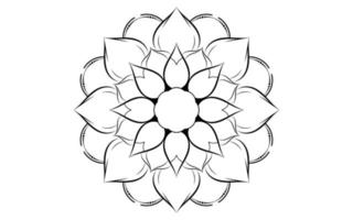 mandala bloemmotief, vintage decoratieve elementen vector