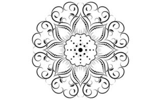 mandala bloemmotief, vintage decoratieve elementen vector