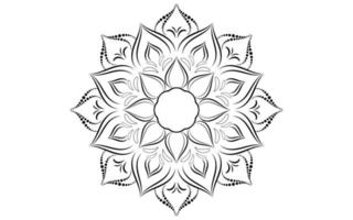 mandala bloemmotief, vintage decoratieve elementen vector