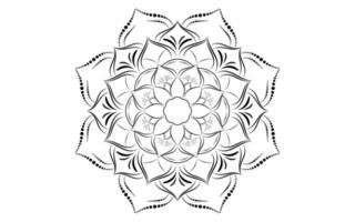 mandala bloemmotief, vintage decoratieve elementen vector