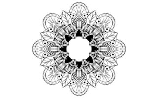 mandala bloemmotief, vintage decoratieve elementen vector