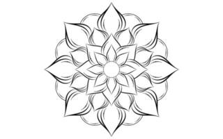 mandala bloemmotief, vintage decoratieve elementen vector