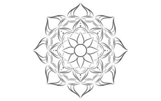 mandala bloemmotief, vintage decoratieve elementen vector