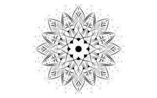 mandala bloemmotief, vintage decoratieve elementen vector