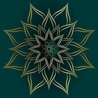 mandala bloemmotief, vintage decoratieve elementen vector