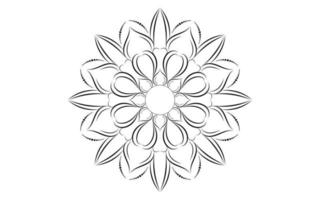 mandala bloemmotief, vintage decoratieve elementen vector