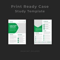 business case study voor corporate marketing bureau vector