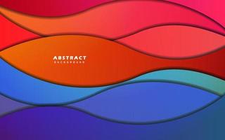 abstracte kleurrijke golfvorm achtergrond vector