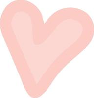 eenvoudige geïsoleerde hart overzicht hand tekenen achtergrond. liefdespatroon, briefkaart, abstracte hartachtergrond. hart vector gelukkige Valentijnsdag 14 februari. achtergrond voor uitnodigingen en plakboeken