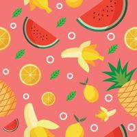 tropisch fruit naadloos patroon vector