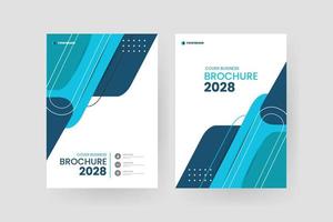 ontwerpsjabloon voor brochure en boekomslag vector