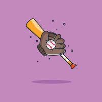 honkbal cartoon illustraties vector