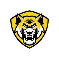 tijger esports-logo sjablonen vector