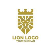 koning leeuw logo sjablonen vector