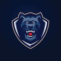 panter esports-logo sjablonen vector