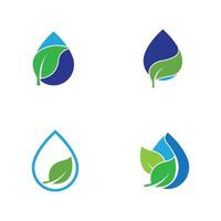 waterdruppel logo sjabloon vector illustratie ontwerp