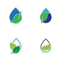 waterdruppel logo sjabloon vector illustratie ontwerp