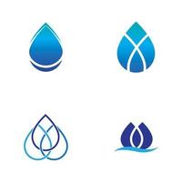 waterdruppel logo sjabloon vector illustratie ontwerp