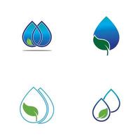 waterdruppel logo sjabloon vector illustratie ontwerp