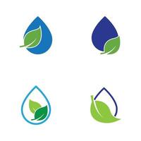 waterdruppel logo sjabloon vector illustratie ontwerp