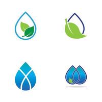 waterdruppel logo sjabloon vector illustratie ontwerp