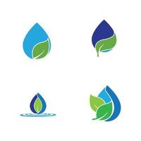 waterdruppel logo sjabloon vector illustratie ontwerp