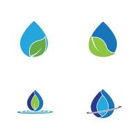 waterdruppel logo sjabloon vector illustratie ontwerp