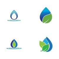 waterdruppel logo sjabloon vector illustratie ontwerp