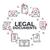 juridisch document icoon vector