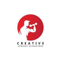 fitness logo ontwerp vector illustrationicon