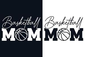 basketbal moeder t-shirt design.eps vector