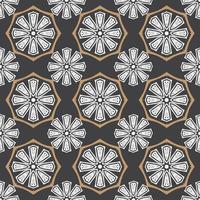 bloemen keramische tegels naadloos patroon vector