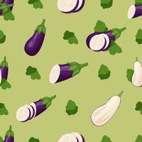 schattig aubergine naadloos patroon. platte vectorillustratie. vector