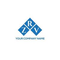 zrv brief design.zrv brief logo ontwerp op witte achtergrond. zrv creatieve initialen brief logo concept. zrv brief ontwerp. vector