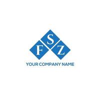 fsz brief logo ontwerp op witte achtergrond. fsz creatieve initialen brief logo concept. fsz brief ontwerp. vector