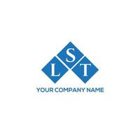 . lst creatieve initialen brief logo concept. Lst brief design.lst brief logo ontwerp op witte achtergrond. lst creatieve initialen brief logo concept. Eerste letterontwerp. vector