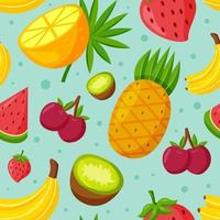 tropisch fruit naadloos patroon vector