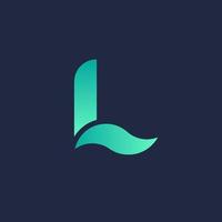letter l logo ontwerp vector