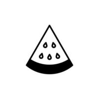 watermeloen ononderbroken lijn pictogram vector illustratie logo sjabloon. geschikt voor vele doeleinden.