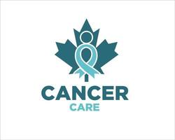 kanker zorg logo ontwerpen vector modern eenvoudig minimalistisch tot pictogram en symbool