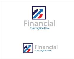 financiële logo-ontwerpen vector