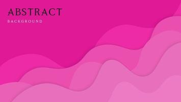 moderne abstracte dynamische roze golfachtergrond vector