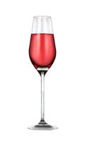 rode wijn in een glas, gemaakt in een realistische stijl. vector
