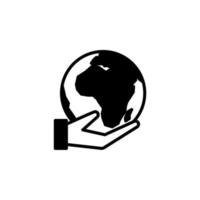 wereld, aarde, globale ononderbroken lijn pictogram vector illustratie logo sjabloon. geschikt voor vele doeleinden.
