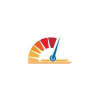 snelheidsmeter pictogram. meter en toerentalmeter logo vector