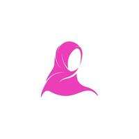 hijab logo pictogram illustratie ontwerp vector