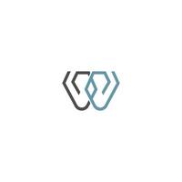 letter w logo pictogram afbeelding ontwerp vector